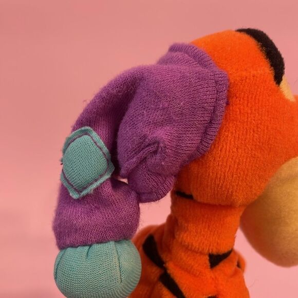 Vintage Disney Star Beans Wake Up Tigger Plush Toy Stuffed Animal Good Used Con… - Picture 7 of 10
